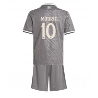 Real Madrid Luka Modric #10 Tredjedraktsett Barn 2024-25 Kortermet (+ Korte bukser)